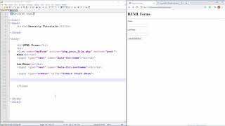 HTML Tutorial - 20 - How to - Forms in Html