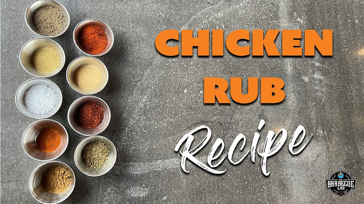 My (Formerly Secret) Chicken Seasoning That You Can Make At Home | Chicken Rub Recipe