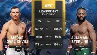 EA Sports UFC 6 - Merab Dvalishvili Vs Aljamain Sterling I FULL FIGHT (PS5)