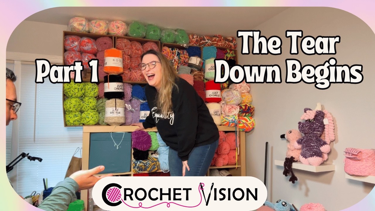 Преображение комнаты для вязания 2026 | Начало демонтажа (Часть 1)