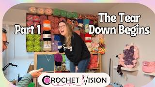 Yarn Room Makeover 2026 | The Tear Down Begins (Part 1)