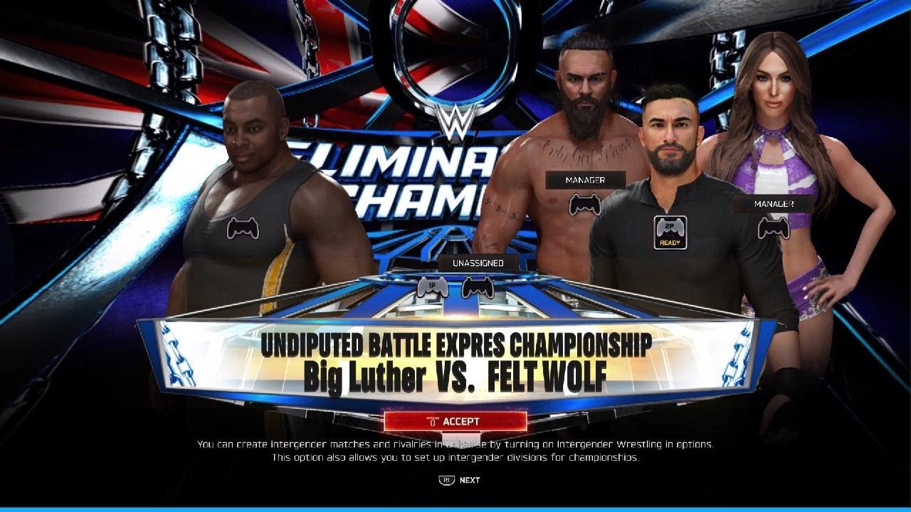 2K25 FELT WOLF vs. BIG LUTHER PPV OVERTAKE: ELIMINATED 2025