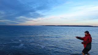 Skipping rocks in Pt. Townsend
