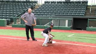 Ripken Baseball Fielding Tip - Picking Balls in the Dirt at 1st Base