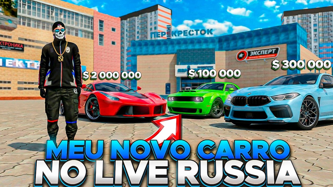 COMPREI UM NOVO CARRO NO LIVE RUSSIA! MELHOR CARRO CLASSE MÉDIA