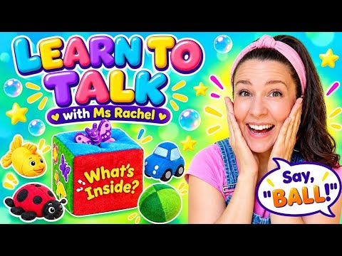 Learn to Talk with Ms Rachel - Videos for Toddlers - Nursery Rhymes & Kids Songs Speech Practice