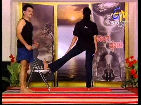 learning strategies 242 LPH exercise with standing and placing the heel on the chair seat
