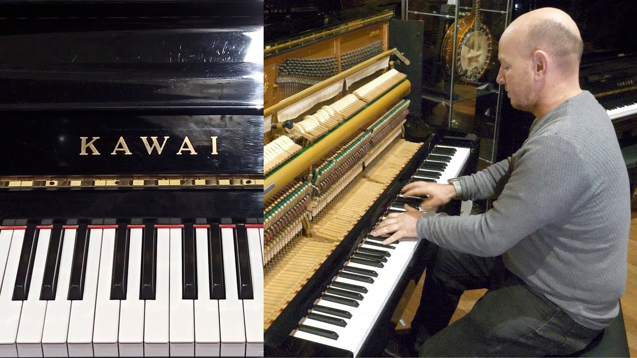 老人とパイプがGERSHWIN PIANOを弾く写真【即購入OK‼️】 Shigeru Kawai SK-EX Grand Piano