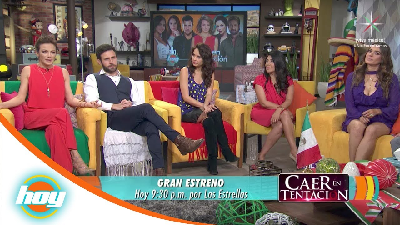 Elenco de 'Caer en tentación', listos para el gran estreno | Hoy