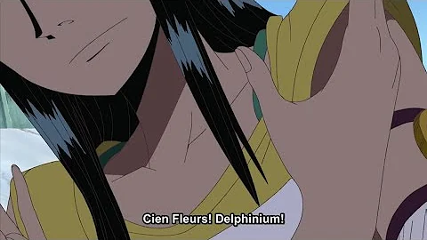 Nico Robin in roller skate race