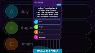 Think Before You Answer — Pure Trick Question ⚠️ #Shorts