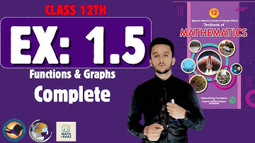 Exercise 1.5 Class 12 maths || NBF 2025 New Book || ex 1.5 NBF Class 12 maths || By Sir Raaz