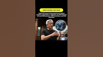 Why Nvidia’s CEO Says Plumbers and Electricians Will Outshine AI ! #shorts #nvidia #ai