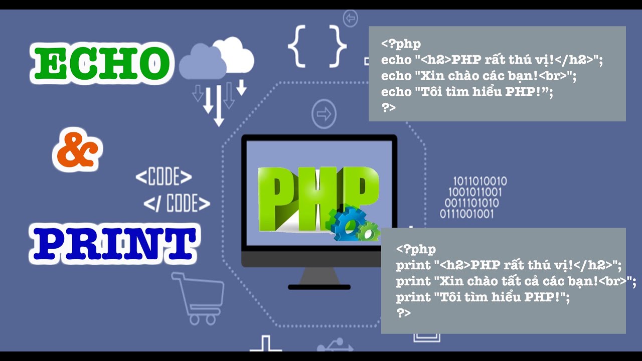 php print  New  echo và print trong php | Nên sử dụng echo hay print #5 |dandev