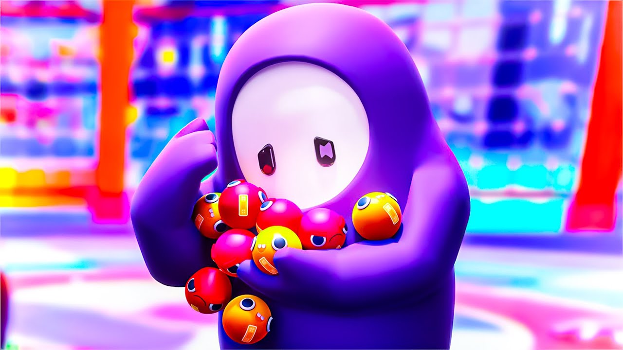 Fall Guys Blast Ball FULL LOBBY Chaos 4K!