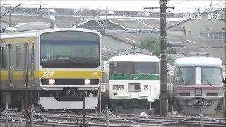 E231系 ミツ B28編成 転用改造で工場に入場 長野総合車両センター 2018.9.25 光panasd 1021