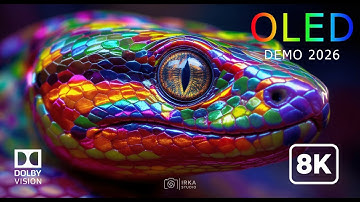 ONLY REAL OLED of SNAKES | 16K Video ULTRA HD | Dolby Vision 16K HDR 🌟