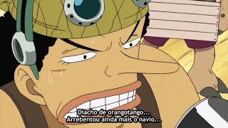 luffy consertando o going merry
