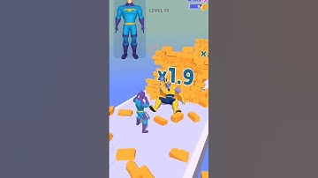 19 level #mashup hero 3d game play