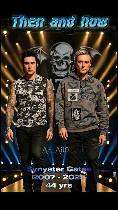 . Then & Now: Avenged Sevenfold Evolution You Won’t Believe!🤯 #avengedsevenfold#thenandnow #trending