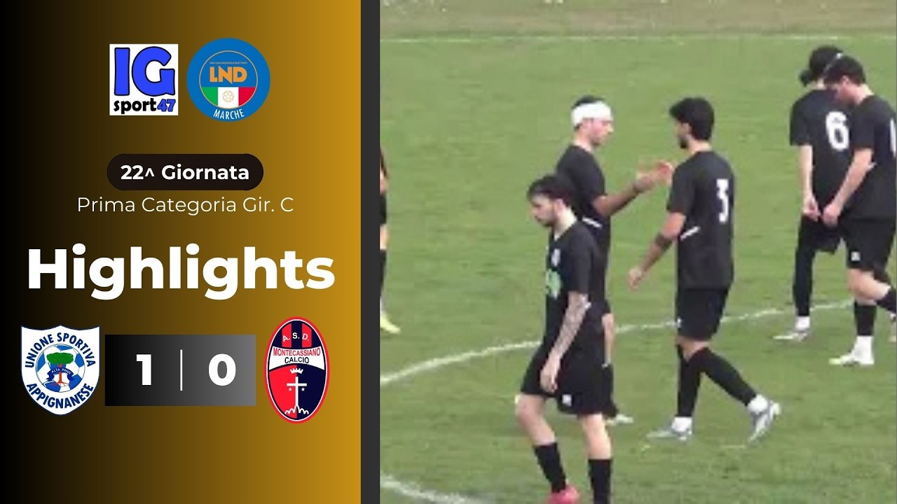 Appignanese-Montecassiano 1-0 (Prima Categoria Gir. C)