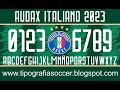 Tipografía Audax Italiano 2023 FREE DOWNLOAD