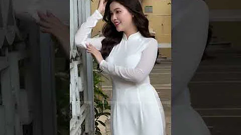 Áo dài trắng có làm anh lo lắng không nhỉ? Áo Dài Siêu Mỏng