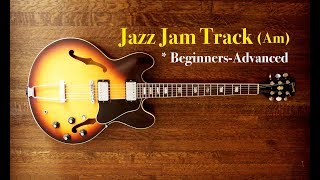 Video thumbnail of "A Minor Jazz Jam Backing Track - Quist"