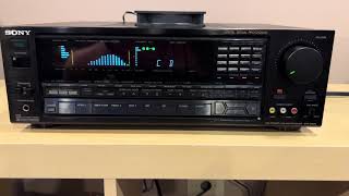 Sony STR-D2010, 130WPC Receiver from 1989
I hooked up another Sony tonight, since the other one I previously posted got a three hour workout. I guess this will get a couple hours since I’ll be up for a while.
Here’s the Sony STR-D2010 from 1989. This one is quite powerful at 130 W per channel, and also has a more extended spectrum analyzer.
I bought this for 4.99 at Goodwill in Glendale Heights, Illinois during Covid. I would consider this high hours, it always worked from the get-go, but upon inspection, I couldn’t believe how many soldered joints needed to be reflowed. Basically bumping it would cause the speakers or things to start in stop working, including the display. It was always temperamental and intermittent until I cracked it open and pulled things apart. Heat appears to be trapped, and this one baked in its previous life.
There were two large power filter capacitors that needed to be replaced as well. They were bulging.
So after spending time on this a while back, it’s working perfect.
The demo tonight here does not include the coaxial or optical inputs, but it does work with those pure digital sources and this was extremely rare at the time for 1989. Somebody would’ve paid a heck of a lot of money just to have those type of inputs. It was not until the 15 years later - the mid 2000s when people were actually using and optical inputs.
For your enjoyment also is another AI song. Novelty, but might not get me blasted for copyright. Sony STR-D2010, 130WPC Receiver from 1989