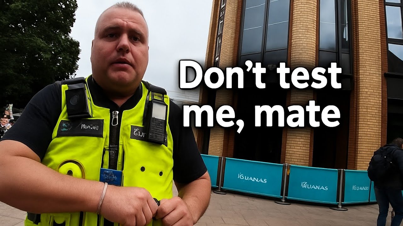 Shocking Moment UK Cop Assaults Civilian on Camera