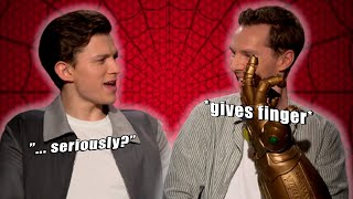 Benedict Cumberbatch being Tom Holland's dad for 14 minutes straight