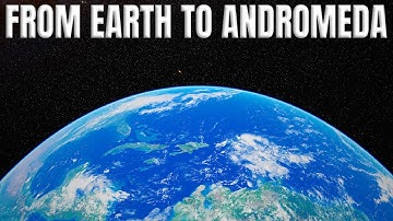 A Journey from Earth to Andromeda – Our Nearest Large Galaxy (4K)