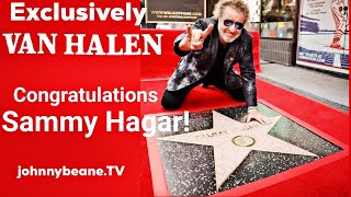 Exclusively Van Halen NEWS LIVE! Sammy Hagar Walk of Fame Ceremony recap. 4/30/24