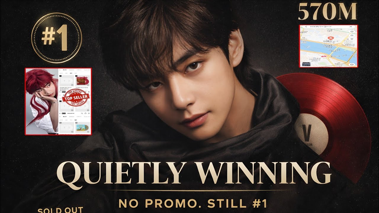 1 Minute Ago! On Trending! Kim Taehyung Is Winning Everywhere — Charts, Vinyls, and Spotify Records