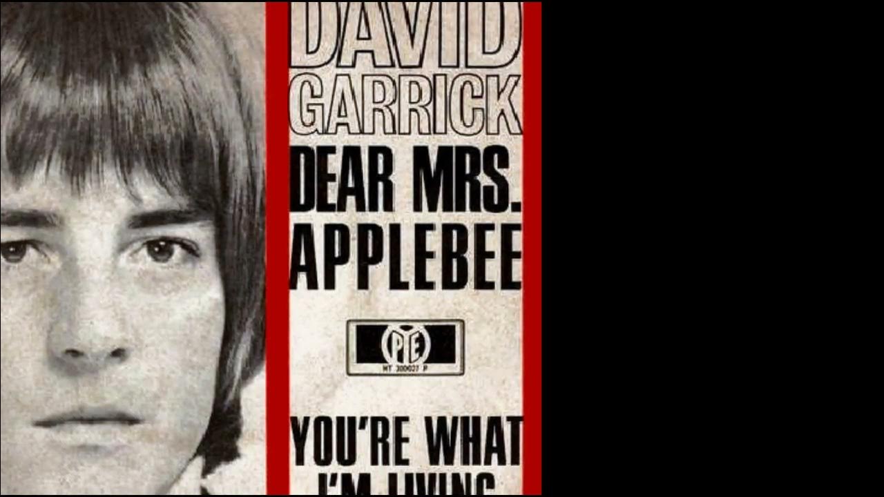 Dear Mrs Applebee/David Garrick 1966 YouTube