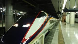 山形新幹線 つばさ(E3系) 新庄行き・東北新幹線 やまびこ(E2系) 仙台行き 145号 の出発
