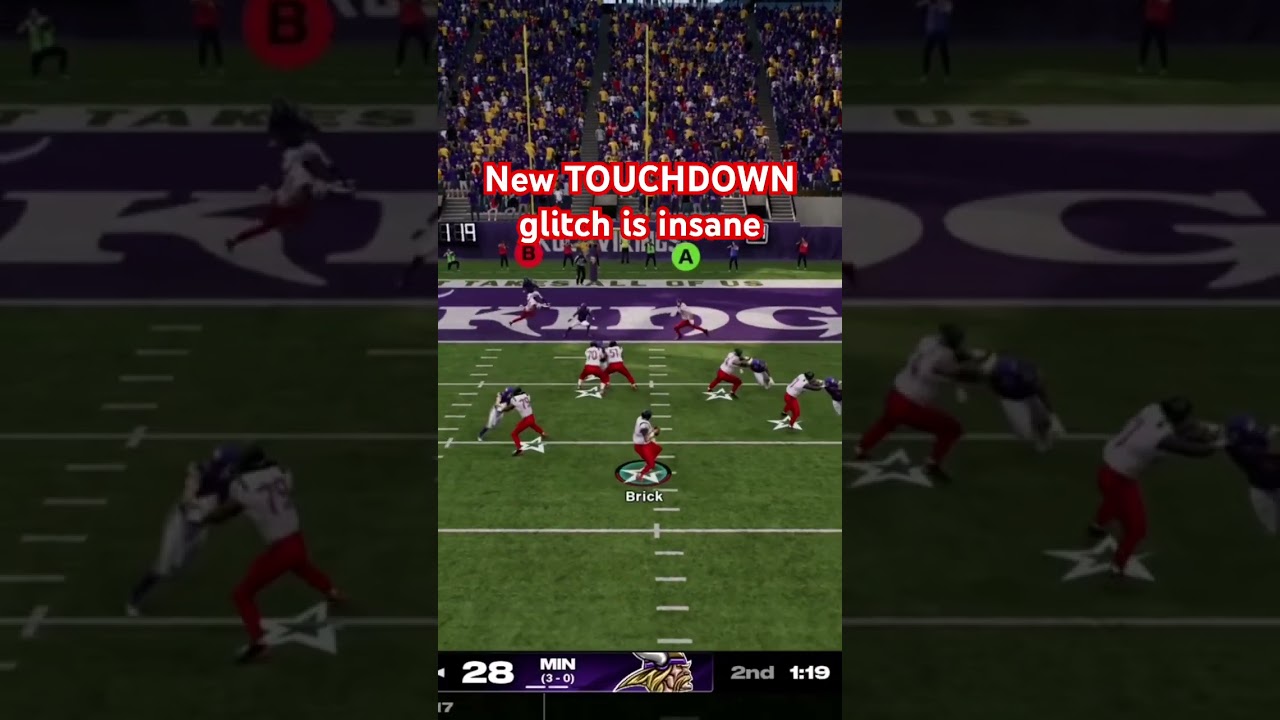 New touchdown glitch in madden 25 