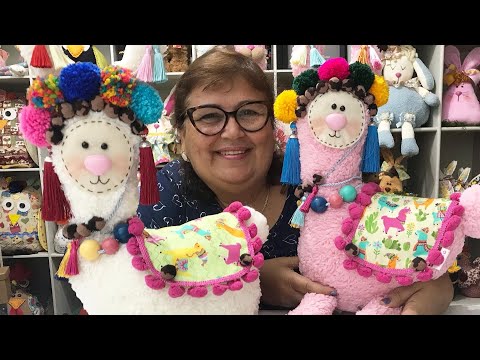 Como fazer pompons,fácil e rápido! Lhamas Hanna e Laiza!