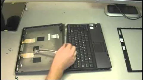 Laptop screen replacement / How to replace laptop screen HP NC6400