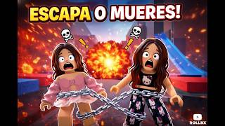 ¡ESTOY ATRAPADA! 24 HORAS ENCADENADAS EN ROBLOX