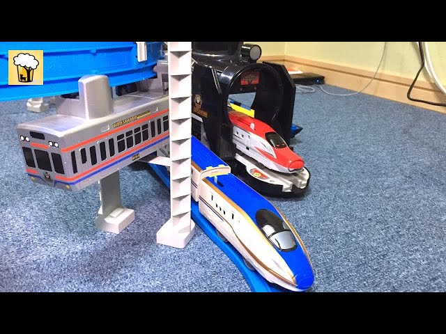 プラレール　約120点　懸垂式モノレールD51と新幹線車両５点セット プラレールD51＆懸垂式モノレールプラレールD51蒸気機関車とモノレール