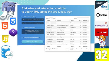 32 Como INSTALAR DATATABLES sin morir en el INTENTO en el SISTEMA VETERINARIO(PHP y MySql)FullStack