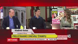 : INFO JUTRO - Sta 'ce biti sa studentskom godinom?
