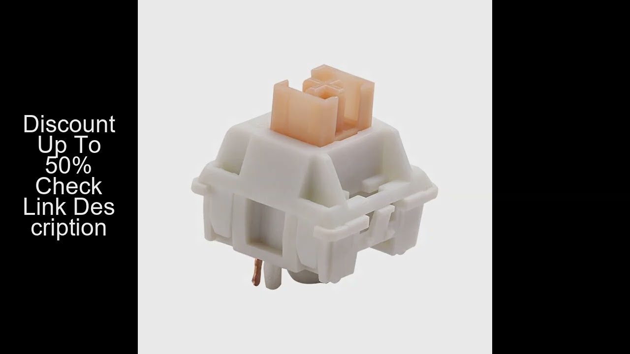 Outemu Yellow Cream Pro Switch 50g Tactile Silent Holy Panda Feeling 5 Pins Mechanical Keyboard Cust