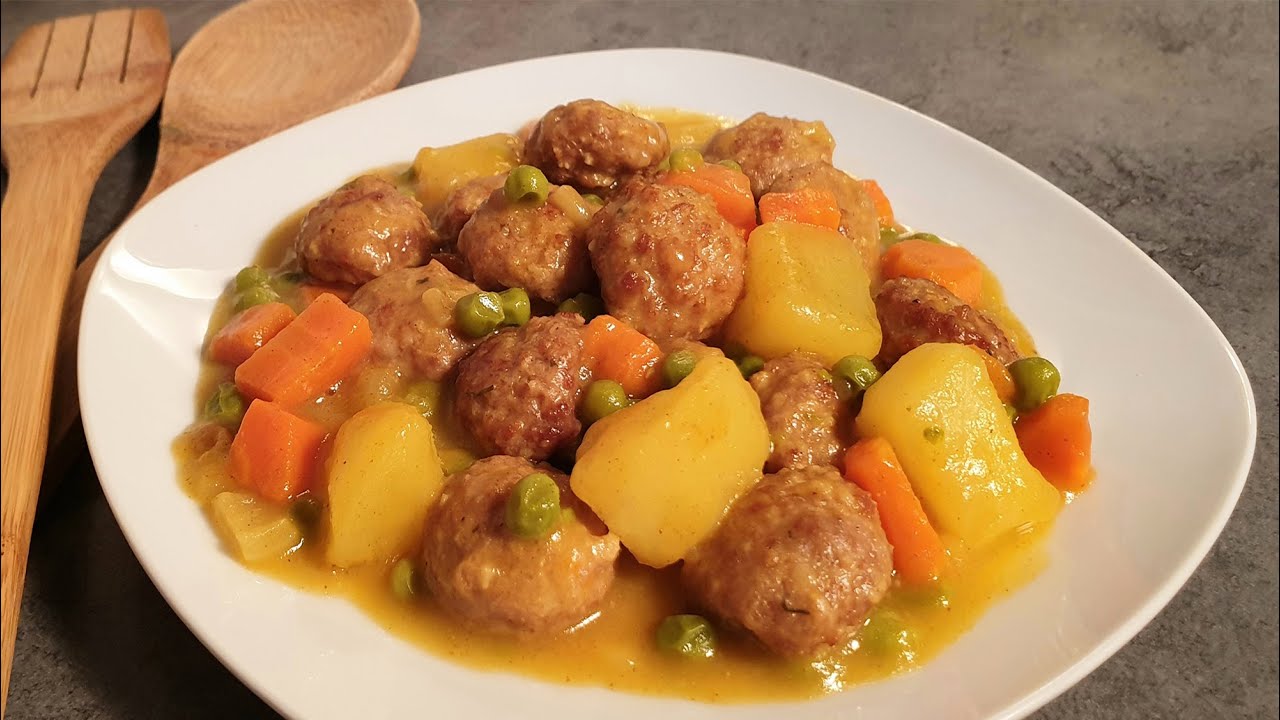 Albondigas a la jardinera || cocina con rock