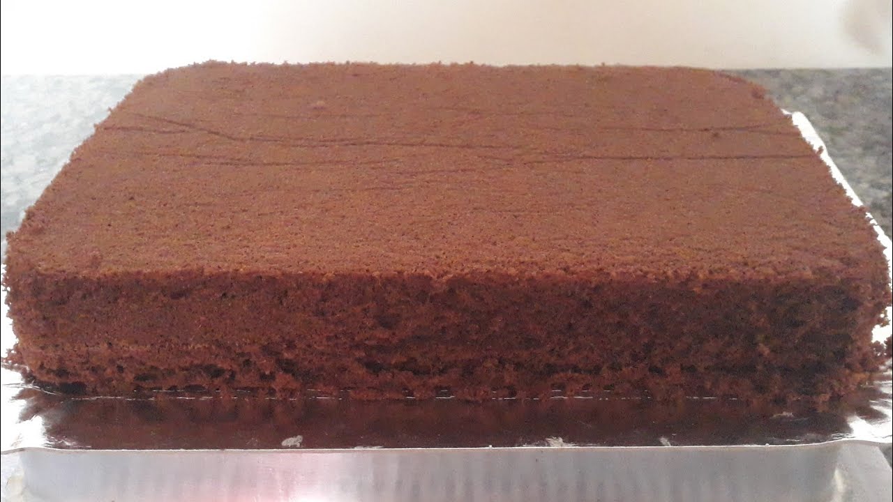 Massa De Chocolate Perfeita Para Bolo De Aniversario Para Bolo