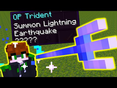 I Coded A Custom Trident with Commands!