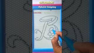 Learn to write alphabet- B ✍️| How to writing Calligraphy shorts youtubeshorts shortvideo