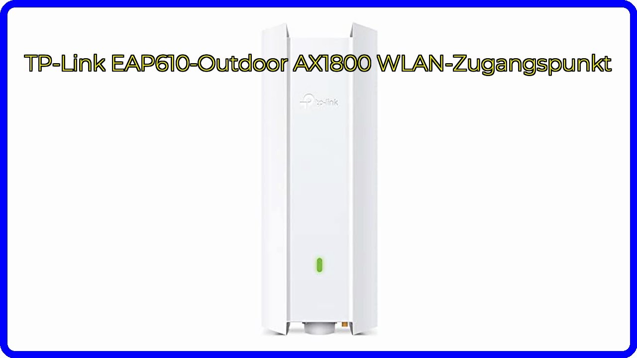 Tp-Link Eap610-Outdoor Ax1800 Wireless Dual-Band Access Point.