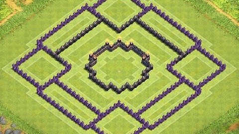 Clash of Clans - [TH9] Dark Elixir Protection Base (2 Air Sweepers)